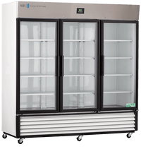 American Biotech Supply - ABT-HC-72 - 72 Cu. Ft. Capacity Premier Glass Door Laboratory Refrigerator