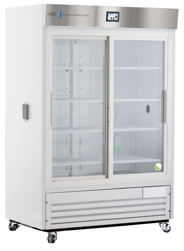 American Biotech Supply - ABT-HC-CP-47-TS - 47 Cu. Ft. TempLog Premier Sliding Glass Door Chromatography Refrigerator