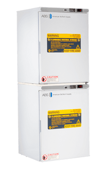 American Biotech Supply - ABT-HC-FRFC10 - 9 Cu. Ft. Capacity Standard Flammable Refrigerator and Freezer Combination