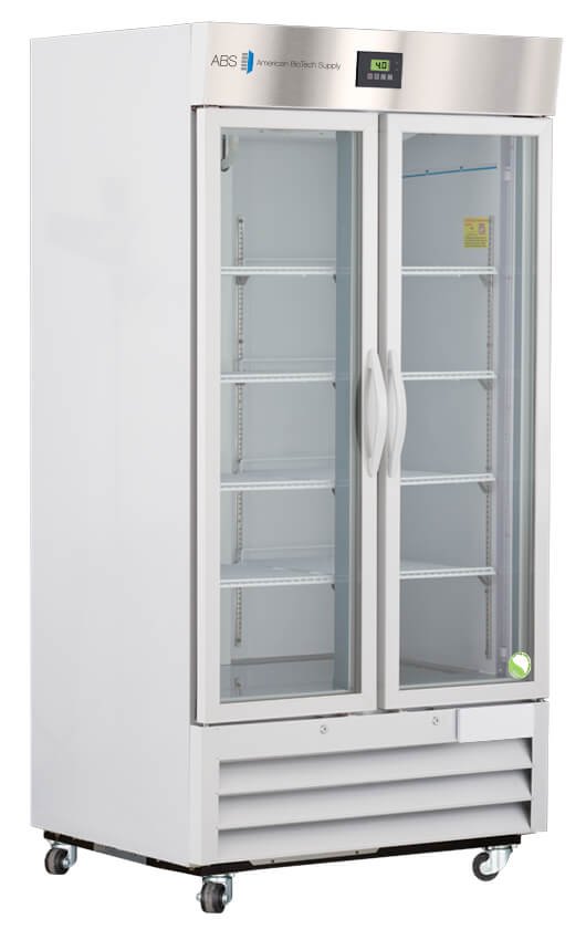 American Biotech Supply - ABT-HC-LP-36 - 36 Cu. Ft. Capacity Premier Glass Door Laboratory Refrigerator