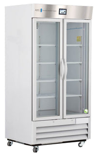 American Biotech Supply - ABT-HC-LP-36-TS - 36 Cu. Ft. TempLog Premier Laboratory Glass Door Refrigerator
