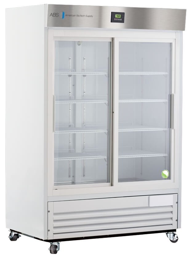American Biotech Supply - ABT-HC-LP-47 - 47 Cu. Ft. Capacity Premier Sliding Glass Door Laboratory Refrigerator