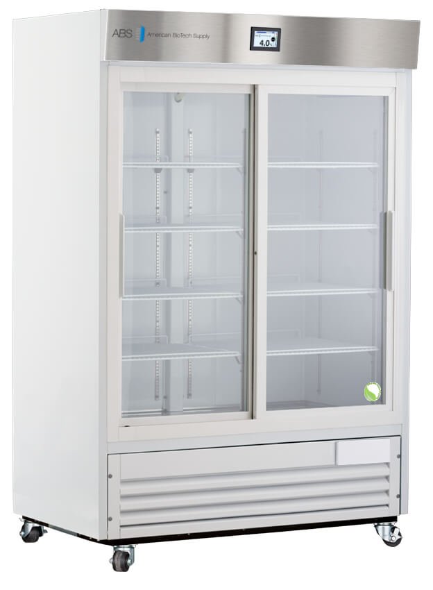 American Biotech Supply - ABT-HC-LP-47-TS - 47 Cu. Ft. Capacity TempLog Premier Laboratory Sliding Glass Door Refrigerator