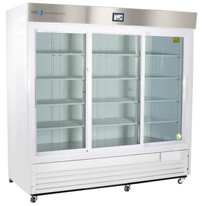 American Biotech Supply - ABT-HC-LP-69-TS - 69 Cu. Ft. Capacity TempLog Premier Laboratory Sliding Glass Door Refrigerator