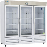 American Biotech Supply - ABT-HC-LP-72-TS - 72 Cu. Ft. TempLog Premier Laboratory Glass Door Refrigerator