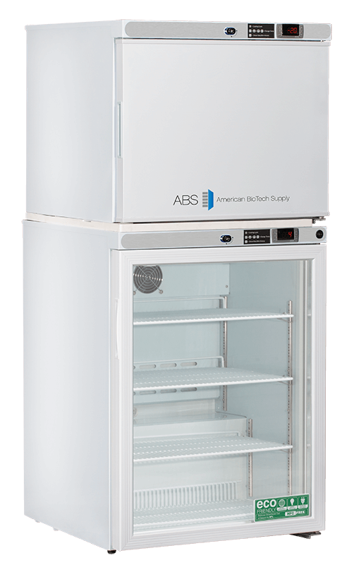 American Biotech Supply - ABT-HC-RFC7A - 7 Cu. Ft. Refrigerator and Auto Defrost Freezer Combination
