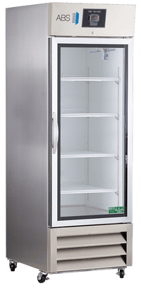 American Biotech Supply - ABT-HC-SSP-23G - 23 Cu. Ft. Glass Door Stainless Steel Refrigerator