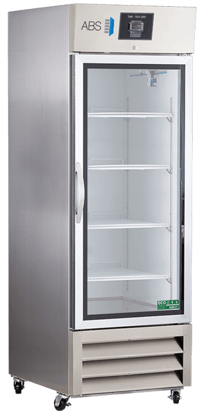 American Biotech Supply - ABT-HC-SSP-23G - 23 Cu. Ft. Glass Door Stainless Steel Refrigerator