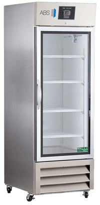 American Biotech Supply - ABT-HC-SSP-23G - 23 Cu. Ft. Glass Door Stainless Steel Refrigerator