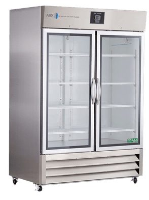 American Biotech Supply - ABT-HC-SSP-49G - 49 Cu. Ft. Glass Door Stainless Steel Refrigerator