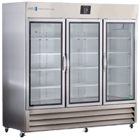 American Biotech Supply - ABT-HC-SSP-72G - 72 Cu. Ft. Glass Door Stainless Steel Refrigerator