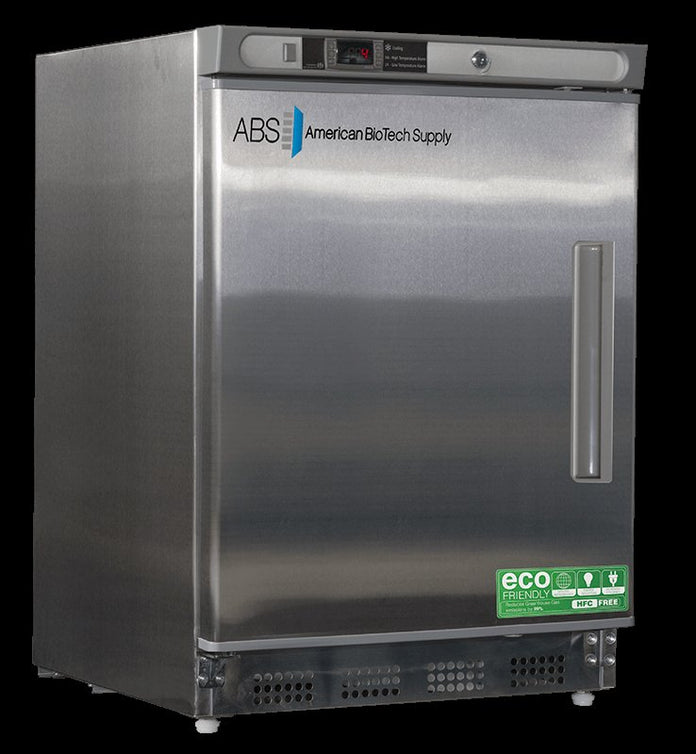 American Biotech Supply - ABT-HC-UCBI-0404SS-LH - 4.5 Cu. Ft. Capacity Premier Undercounter Refrigerator Built-In, Left Hinged