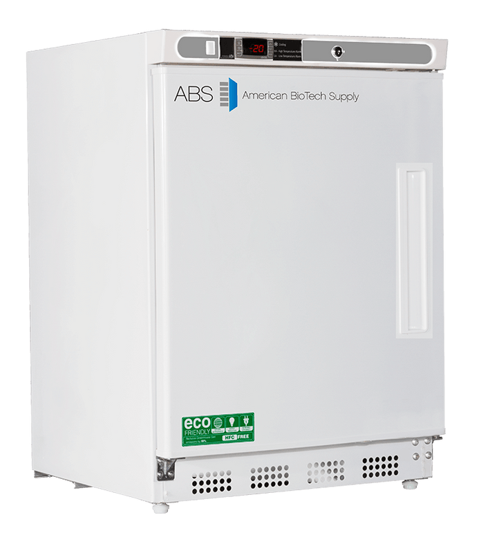 American Biotech Supply - ABT-HC-UCBI-0420-LH - 4.2 Cu. Ft. Capacity Premier Undercounter Freezer Built-In, Left Hinged