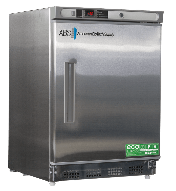American Biotech Supply - ABT-HC-UCBI-0420SS - 4.2 Cu. Ft. Premier Undercounter Freezer Built-In, Stainless Steel