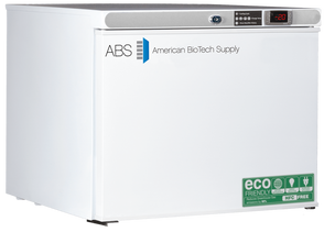 American Biotech Supply - ABT-HC-UCFS-0120A-LH - 1.3 Cu. Ft. Premier Countertop Auto Defrost Freezer Freestanding, Left Hinged