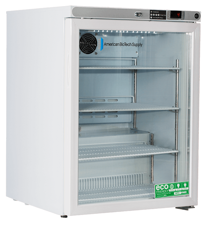 American Biotech Supply - ABT-HC-UCFS-0504G - 5.2 Cu. Ft. Capacity Premier Undercounter Refrigerator Freestanding