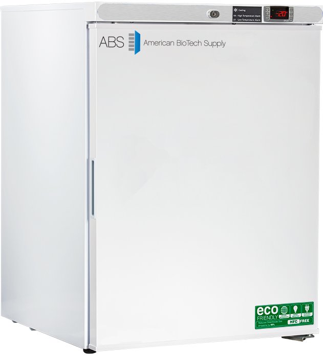 American Biotech Supply - ABT-HC-UCFS-0520 - 4 Cu. Ft. Capacity Premier Undercounter Freezer Freestanding (-20°C)
