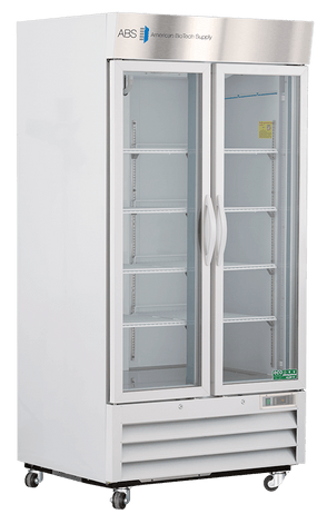 American Biotech Supply - ABT-HC-LS-36 - 36 Cu. Ft. Capacity Standard Glass Door Laboratory Refrigerator