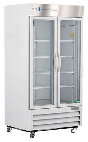 American Biotech Supply - ABT-HC-LS-36 - 36 Cu. Ft. Capacity Standard Glass Door Laboratory Refrigerator