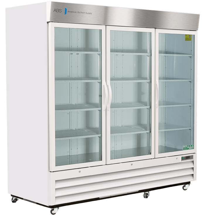 American Biotech Supply - ABT-HC-LS-72 - 72 Cu. Ft. Standard Glass Door Laboratory Refrigerator