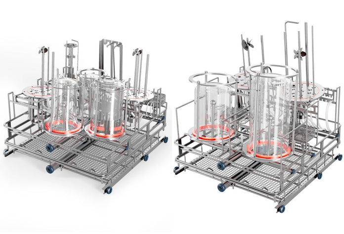Lancer - AA02600114 - 1-3 L Bioreactor Wash Rack for 1400 LXP