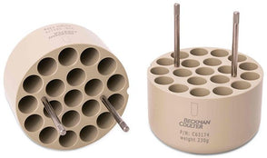 Beckman Coulter - C63174 - 16.5mm Diameter, 10ml Blood Tubes Adapter, 20 Tubes per Adapter