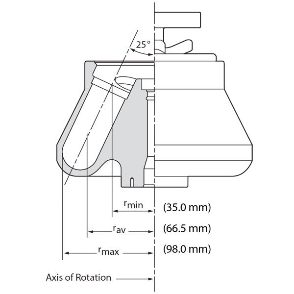 Beckman Coulter - 369735 - FX6100 Fixed-Angle Aluminum Rotor