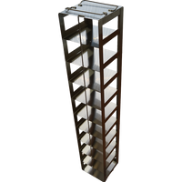 Crystal Industries - CF-10-3 - Vertical Rack for 3" Boxes, Holds 10 Boxes