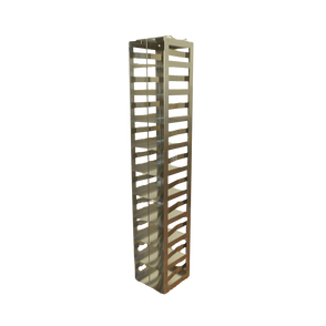 Crystal Industries - CF-10-3-S - Vertical Rack for 3" Boxes with Spring Lock, Holds 10 Boxes
