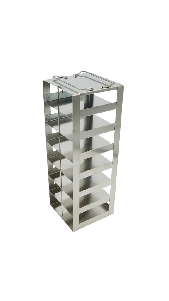 CF-7-2 - Vertical Rack for 2" Boxes, Holds 7 Boxes