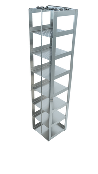 CF-7-L375 - Vertical Rack for Large 3.75" Boxes, Holds 7 Boxes
