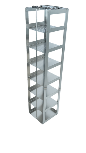 Crystal Industries - CF-7-L375 - Vertical Rack for Large 3.75" Boxes, Holds 7 Boxes
