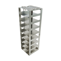 Crystal Industries - CF-8-2 - Vertical Rack for 2" Boxes, Holds 8 Boxes