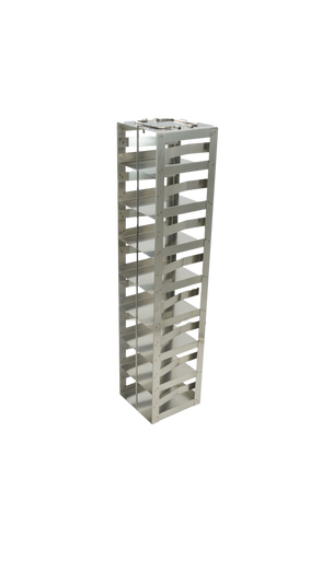 Crystal Industries - CF-8-3-S - Vertical Rack for 3" Boxes with Spring Lock, Holds 8 Boxes