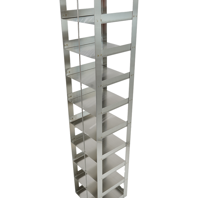 Crystal Industries - CF-9-3 - Vertical Rack for 3" Boxes, Holds 9 Boxes