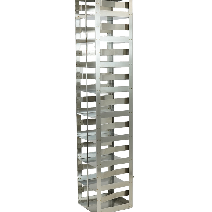 CF-9-3-S - Vertical Rack for 3" Boxes with Spring Lock, Holds 9 Boxes