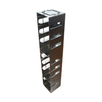 CFA-10-3 - Aluminum Vertical Rack for 3" Boxes, Holds 10 Boxes