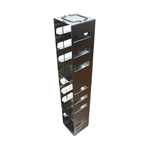 CFA-10-3 - Aluminum Vertical Rack for 3" Boxes, Holds 10 Boxes