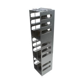 CFA-11-2 - Aluminum Vertical Rack for 2" Boxes, Holds 11 Boxes
