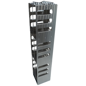 Crystal Industries - CFA-13-2 - Aluminum Vertical Rack for 2" Boxes, Holds 13 Boxes