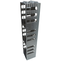 Crystal Industries - CFA-13-2 - Aluminum Vertical Rack for 2" Boxes, Holds 13 Boxes