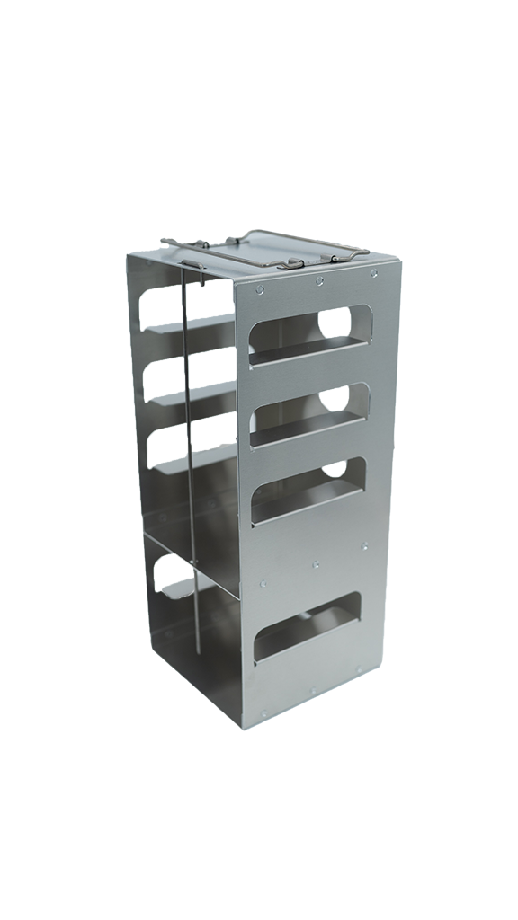 CFA-6-2 - Aluminum Vertical Rack for 2" Boxes, Holds 6 Boxes