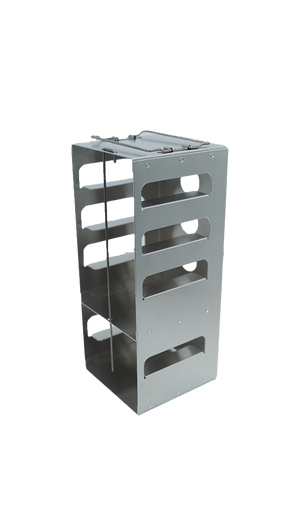 Crystal Industries - CFA-6-2 - Aluminum Vertical Rack for 2" Boxes, Holds 6 Boxes