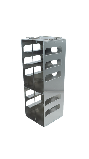 Crystal Industries - CFA-7-2 - Aluminum Vertical Rack for 2" Boxes, Holds 7 Boxes