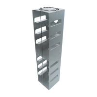 Crystal Industries - CFA-8-3 - Aluminum Vertical Rack for 3" Boxes, Holds 8 Boxes