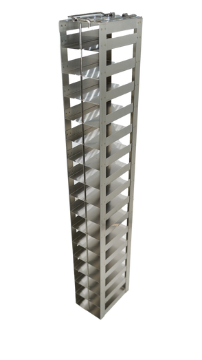 Crystal Industries - CFDP-16 - Vertical Rack for 96-Deep-Well Microtiter Plates, Holds 16 Boxes