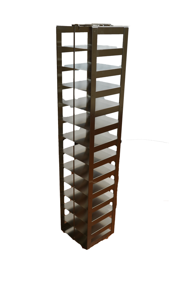 CFHT - Vertical Rack for 100-Cell Hinged Lid Boxes