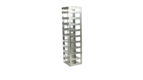 Crystal Industries - CFM-1005 - Vertical Rack for 50-Cell 0.5ml Microtube Boxes, Holds 20 Boxes