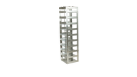 Crystal Industries - CFM-1005 - Vertical Rack for 50-Cell 0.5ml Microtube Boxes, Holds 20 Boxes