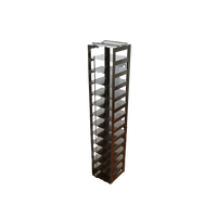 Crystal Industries - CFM-1305 - Vertical Rack for 50-Cell 0.5ml Microtube Boxes, Holds 26 Boxes